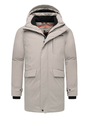 Stone Harbour Emriis heren winterjas met fleecevoering en capuchon