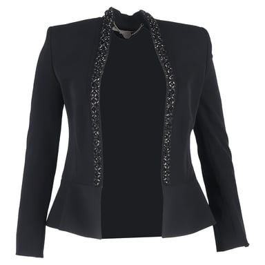 Stella McCartney Embellished Blazer in Black Wool