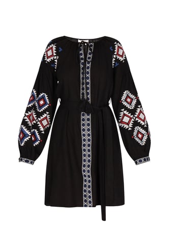 usha Dress women black
