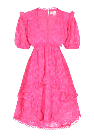 IZIA jurk vrouwen fuchsia