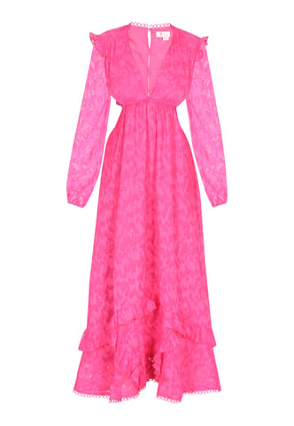 IZIA jurk vrouwen fuchsia