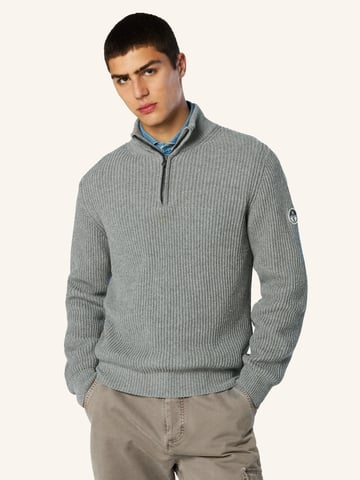 North Sails Sweater Fisherman's rib half-zip