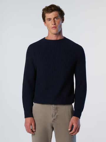 North Sails Sweater Fisherman's rib crew-neck