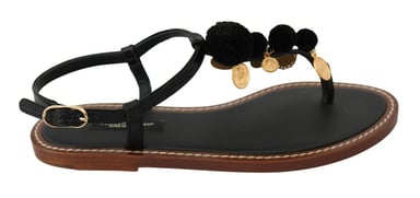 Dolce Gabbana Pompom Sandals