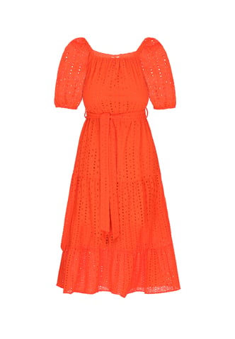 IZIA jurk vrouwen oranje