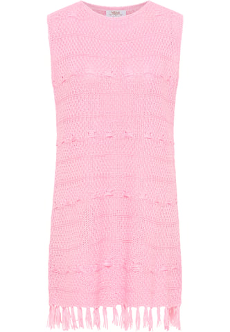 usha knitted dress women pink