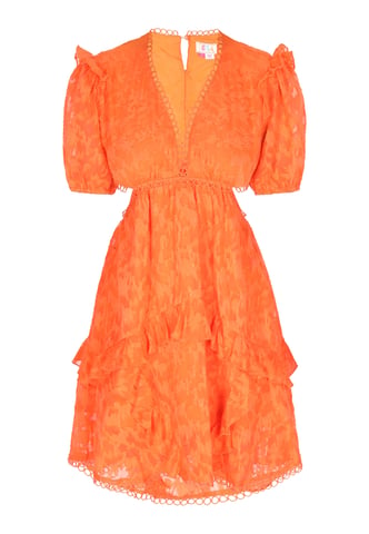 IZIA jurk vrouwen oranje