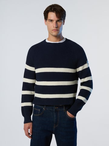 North Sails Sweater Fisherman's rib crew-neck