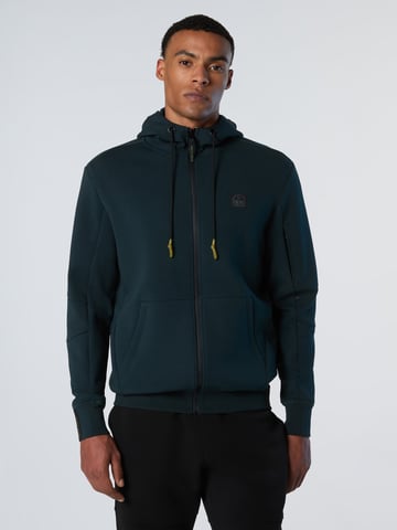 North Sails Sweatshirt Scuba fabric with full-zip