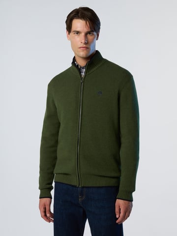 North Sails Sweater Cashmere blend zip-through