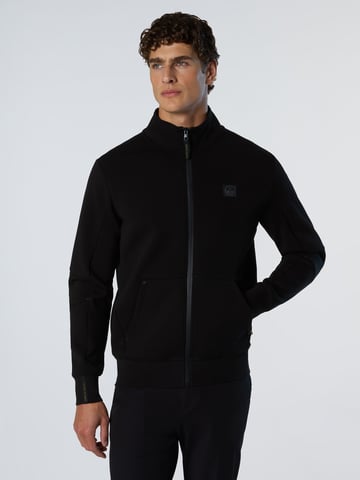 North Sails Sweatshirt Scuba fabric with full-zip