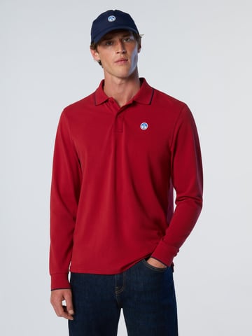 North Sails Polo shirt Long-sleeved with logo collar