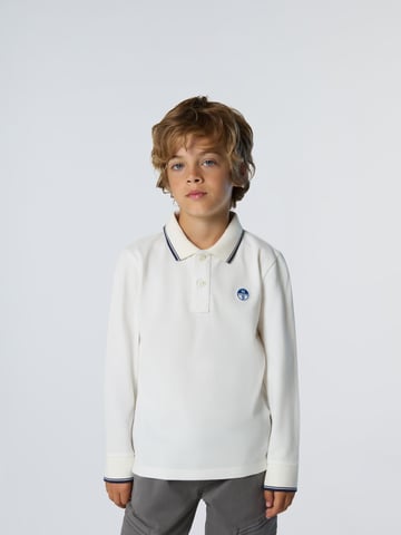 North Sails Polo Shirt Long-sleeved with collar lettering