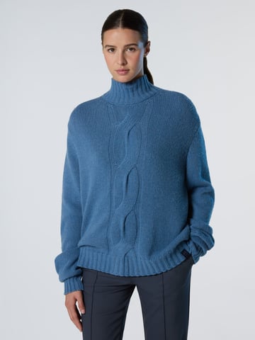 North Sails Sweater Mock-neck with maxi cable knit
