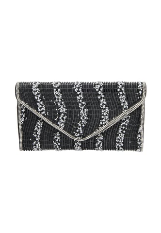 Faina clutch clutch Black
