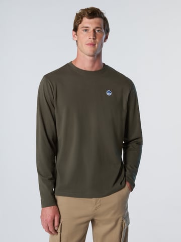 North Sails T-shirt Long-sleeved with logo patch