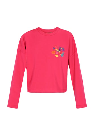 IZIA Sweatshirt vrouwen fuchsia