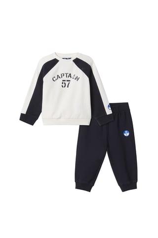 North Sails Tracksuit Romper with captain print