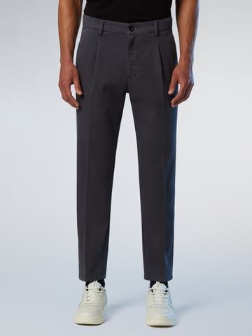 North Sails Chinos Defender geplooide gabardine