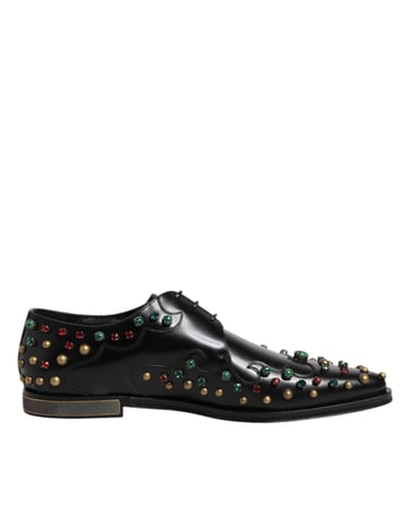Versierde Leren Oxford Schoenen