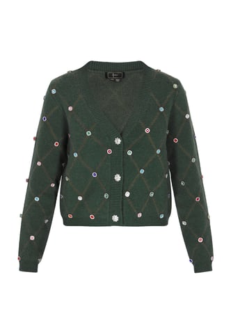 Faina Cardigan women dark green