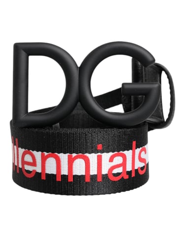Millennials Logo Buckle Belt