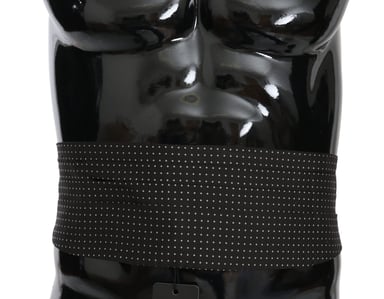 Dolce Gabbana Cummerbund Black Dotted