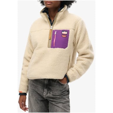 Fleece Pullover Zipper Pocket