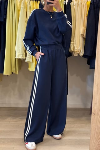 Streepdetail Pantset