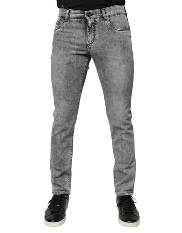 Slim Fit Acid Wash Jeans