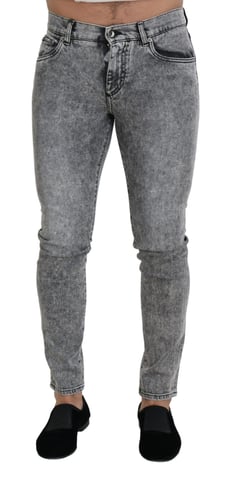 Slim Fit Acid Wash Jeans
