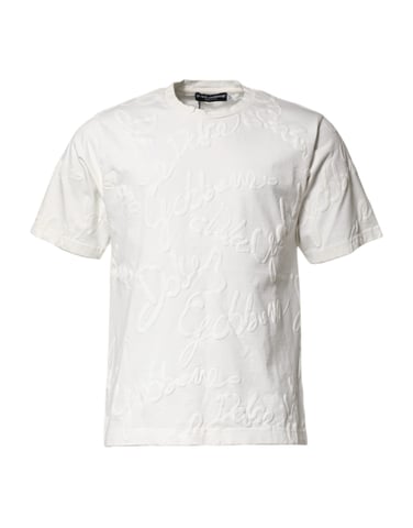 Präglad Logotyp T-shirt med Kort Ärm