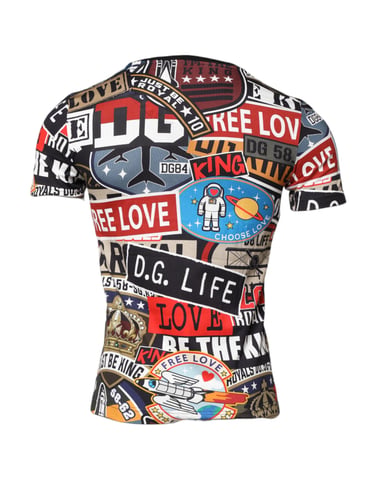 Collage Patchwork Graphic Tee