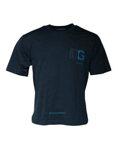 Dg-logotyp broderad T-shirt