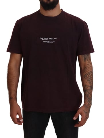 T-shirt med rund hals och kort ärm