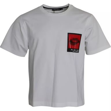 Läpptryck T-shirt med kort ärm