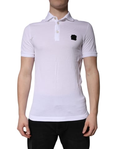 Kortärmad polo med patchdetalj