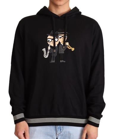 Musician Print Hoodie Tsh6398