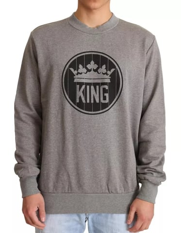 King Sweatshirt Grå Crewneck