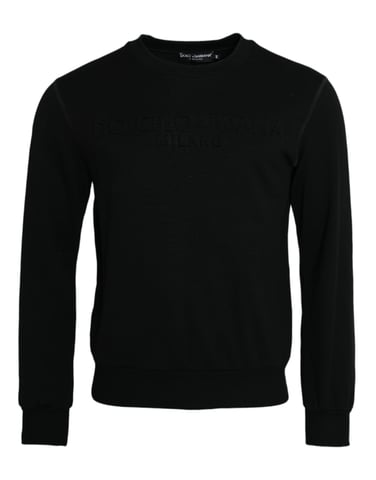 Crew Neck Sweatshirt Långärmad Präglad Logotyp