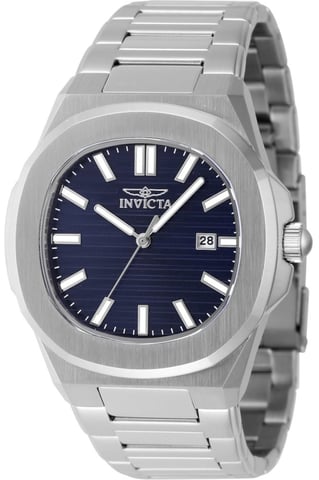 Invicta Speedway 48320 Heren Horloge - Quartz Uurwerk - Roestvrij Staal met blauwe Wijzerplaat - 41mm
