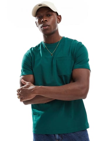 Farah stacy pocket t-shirt in green