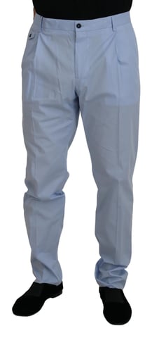 Light Blue Cotton Trousers Pt0857