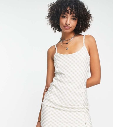 Reclaimed Vintage inspired cami sundress in gingham