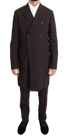 Dolce Gabbana Dubbelknäppt Lång Kappa