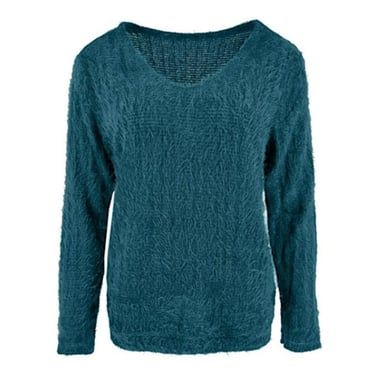 FOS Amsterdam Fos trui bella chenille petrol
