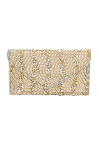 Faina clutch clutch gold