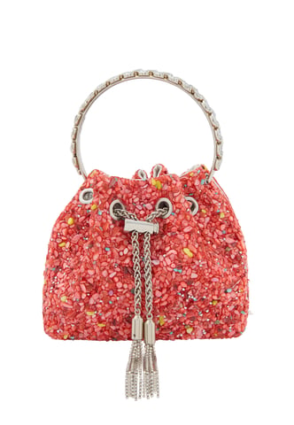 Faina Emmer Tas Emmer Tas vrouwen rood veelkleurig