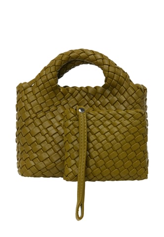 Faina 2-in-1 draagtasset 2-in-1 draagtasset vrouwen olijf