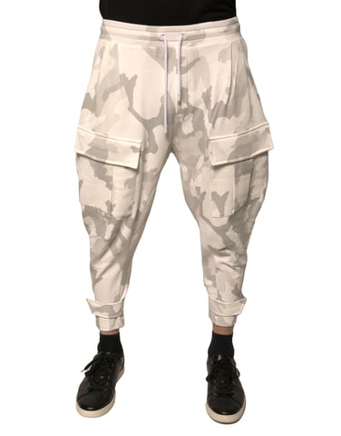 Casual Joggers Camo Print Trousers